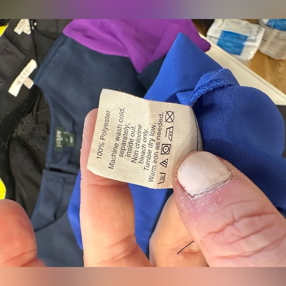 J Crew Navy Block style blouse - Size s - Picture 5 of 5